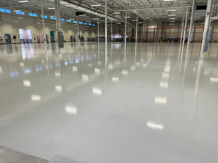 A completed ESD epoxy floor installation